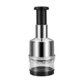 Vertical Press Garlic & Onion Chopper - Manual Hand-Powered Food Mincer | No Electricity Needed