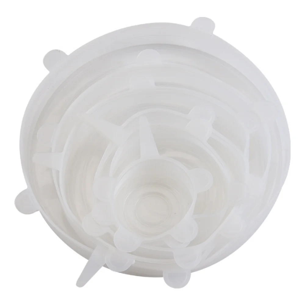 Reusable Silicone Stretch Lids – 6 Pack